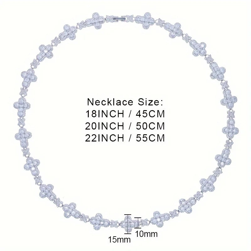 Chrome Moissanite Chain