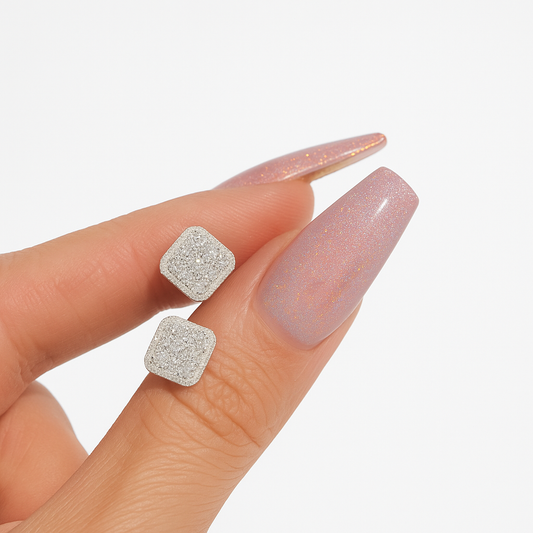 Square Stud Earrings