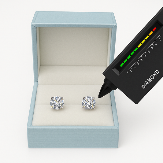 Moissanite Stud Earrings