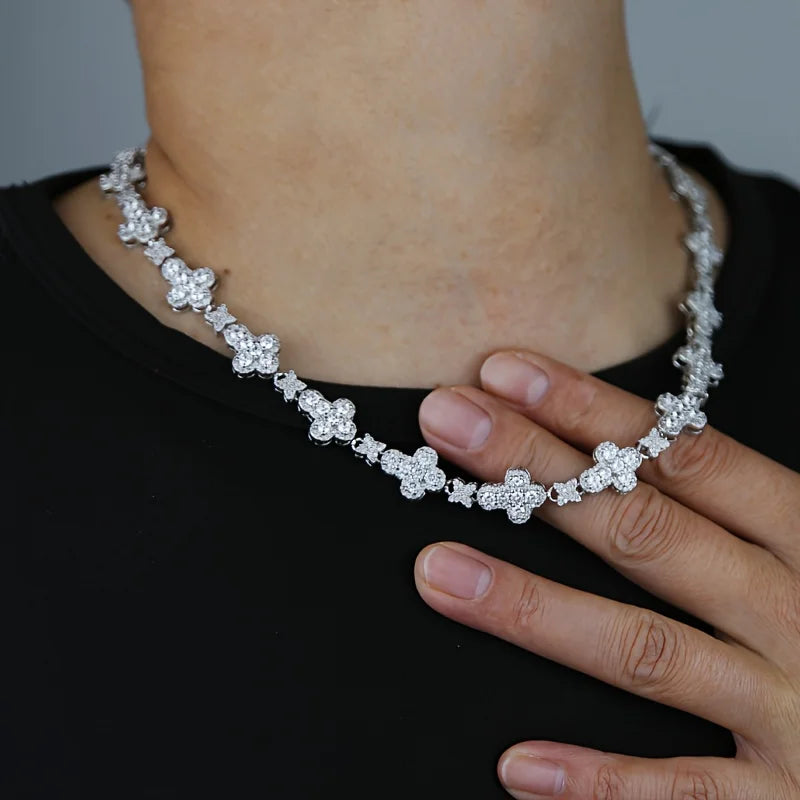 Chrome Moissanite Chain
