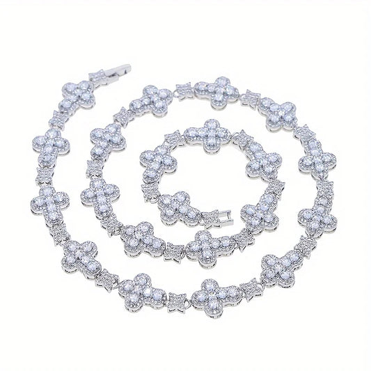 Chrome Moissanite Chain