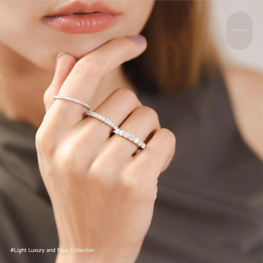 Moissanite Rings